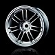 RE30 Wheel (4) / Flat Silver
