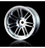 MST RE30 Wheel (4pcs) / Color: Flat Silver