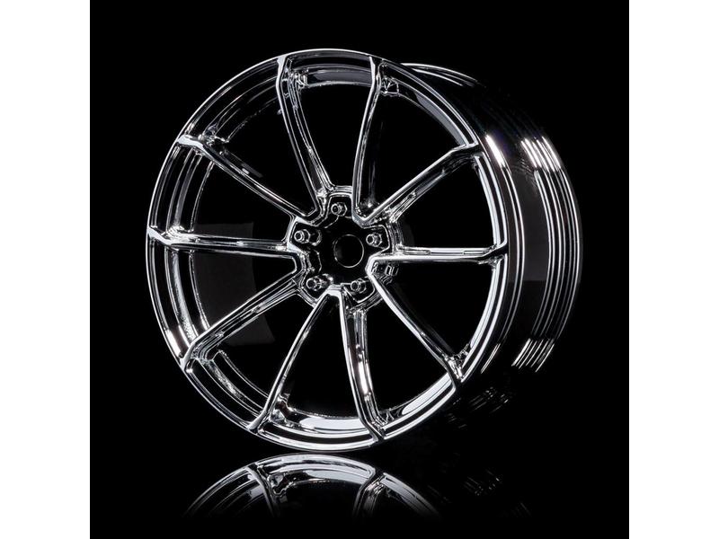 MST GTR Wheel (4pcs) / Color: Silver (Chrome)