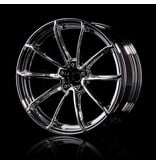 MST GTR Wheel (4pcs) / Color: Silver (Chrome)