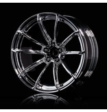 MST GTR Wheel (4pcs) / Color: Silver (Chrome)