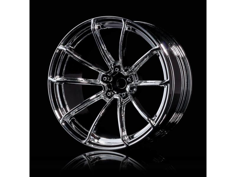 MST GTR Wheel (4pcs) / Color: Silver (Chrome)