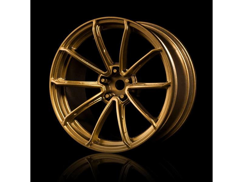 MST GTR Wheel (4pcs) / Color: Gold