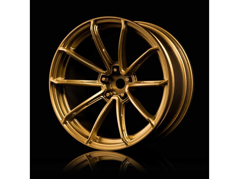 MST GTR Wheel (4pcs) / Color: Gold