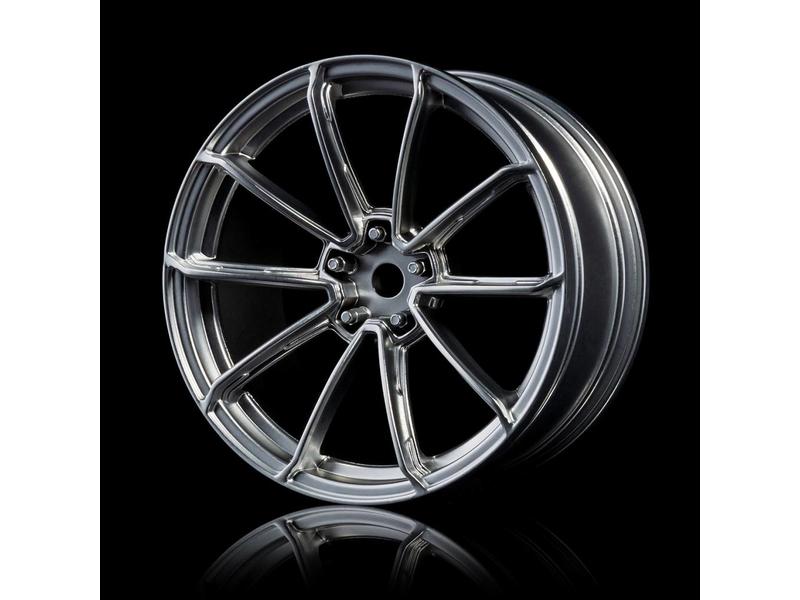 MST GTR Wheel (4pcs) / Color: Flat Silver