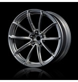 MST GTR Wheel (4pcs) / Color: Flat Silver