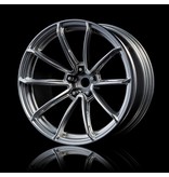 MST GTR Wheel (4pcs) / Color: Flat Silver