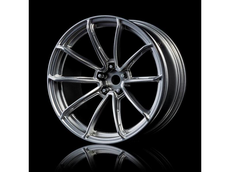 MST GTR Wheel (4pcs) / Color: Flat Silver