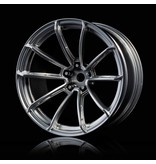 MST GTR Wheel (4pcs) / Color: Flat Silver