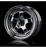 MST SP1 Wheel (4pcs) / Color: Silver (Chrome)