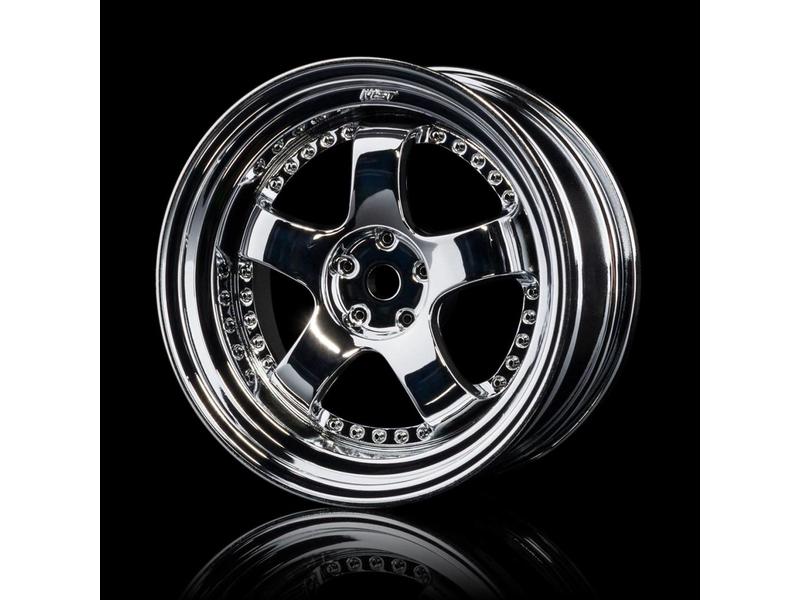 MST SP1 Wheel (4pcs) / Color: Silver (Chrome)