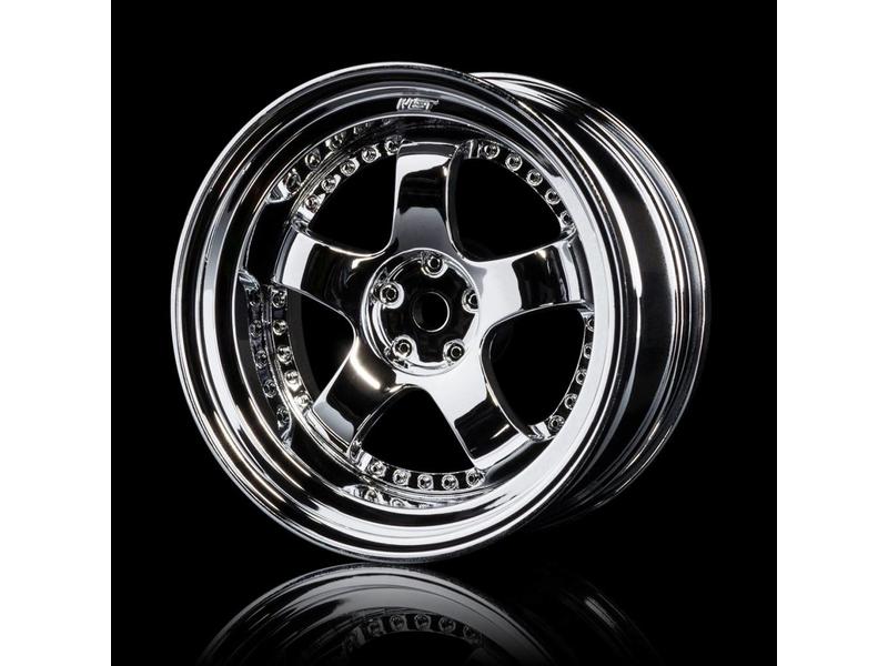 MST SP1 Wheel (4pcs) / Color: Silver (Chrome)