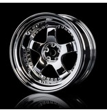 MST SP1 Wheel (4pcs) / Color: Silver (Chrome)