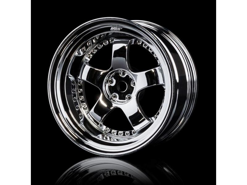 MST SP1 Wheel (4pcs) / Color: Silver (Chrome)