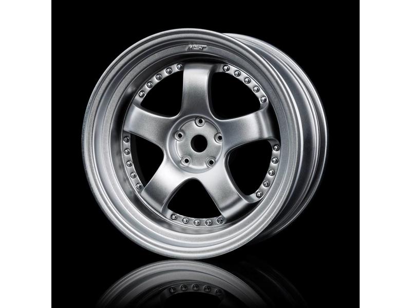 MST SP1 Wheel (4pcs) / Color: Flat Silver