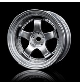 MST SP1 Wheel (4pcs) / Color: Flat Silver