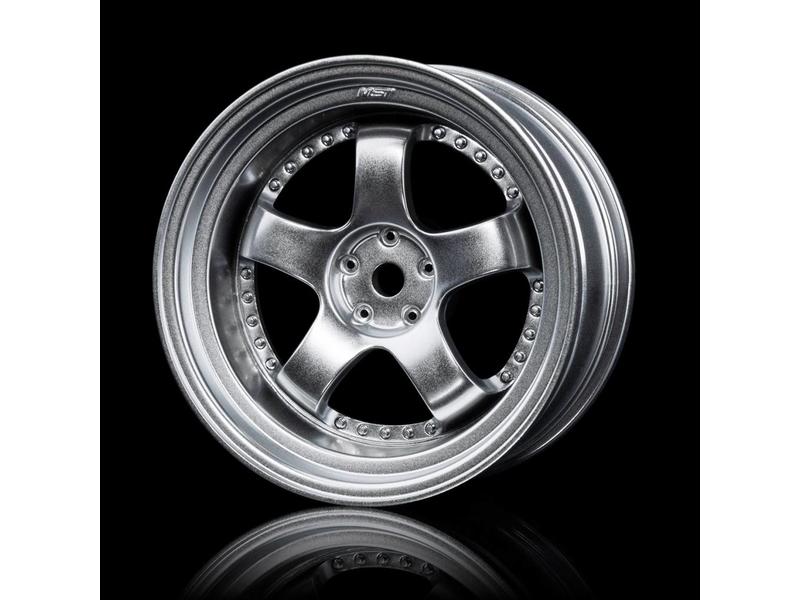 MST SP1 Wheel (4pcs) / Color: Flat Silver