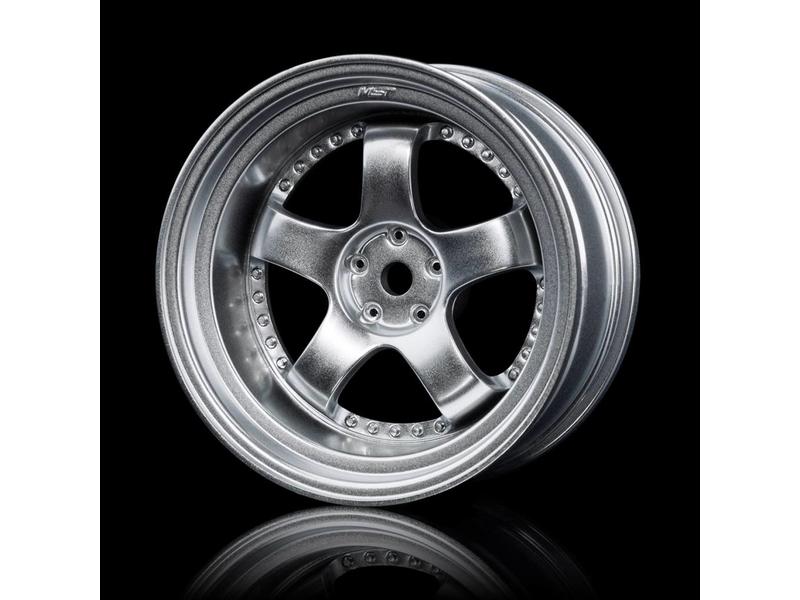 MST SP1 Wheel (4pcs) / Color: Flat Silver