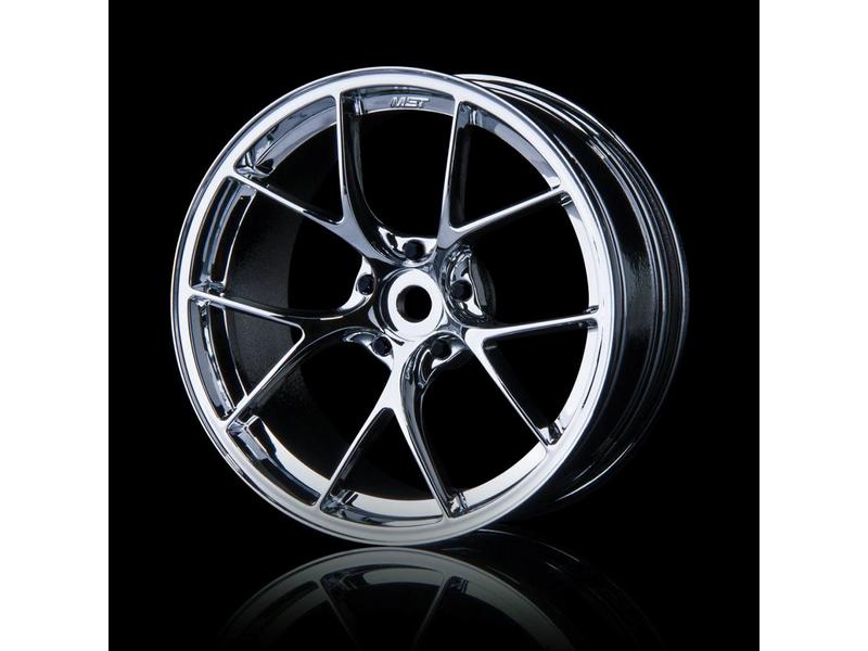 MST RID Wheel (4pcs) / Color: Silver (Chrome)