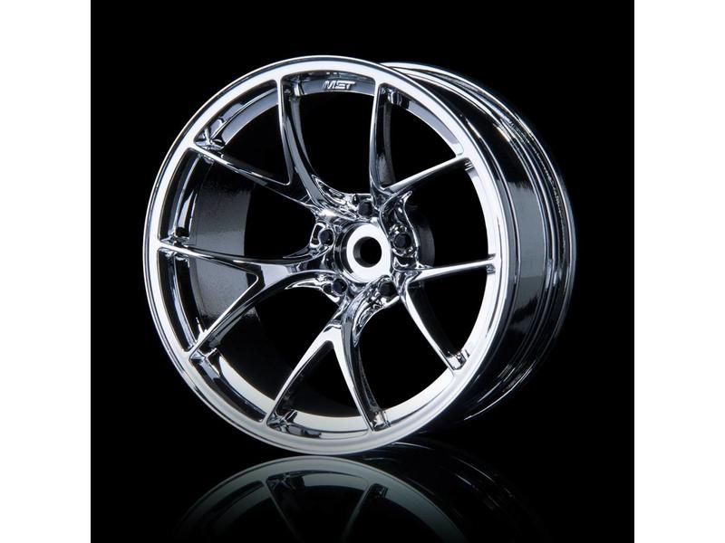 MST RID Wheel (4pcs) / Color: Silver (Chrome)