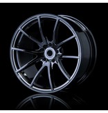 MST G25 Wheel (4pcs) / Color: Silver Black (Dark Chrome)