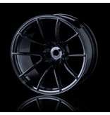 MST G25 Wheel (4pcs) / Color: Silver Black (Dark Chrome)