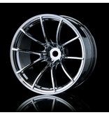 MST G25 Wheel (4pcs) / Color: Silver (Chrome)