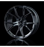 MST FX Wheel (4pcs) / Color: Silver Black (Dark Chrome)