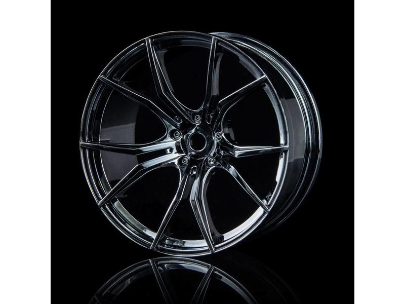 MST FX Wheel (4pcs) / Color: Silver Black (Dark Chrome)