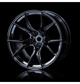 MST FX Wheel (4pcs) / Color: Silver Black (Dark Chrome)