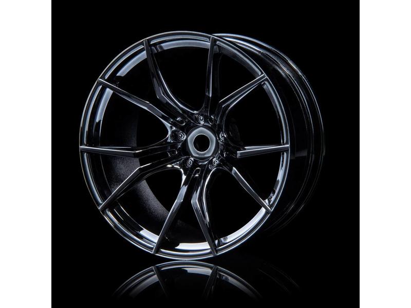 MST FX Wheel (4pcs) / Color: Silver Black (Dark Chrome)