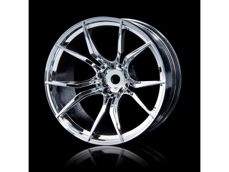 MST FX Wheel (4pcs) / Color: Silver (Chrome)