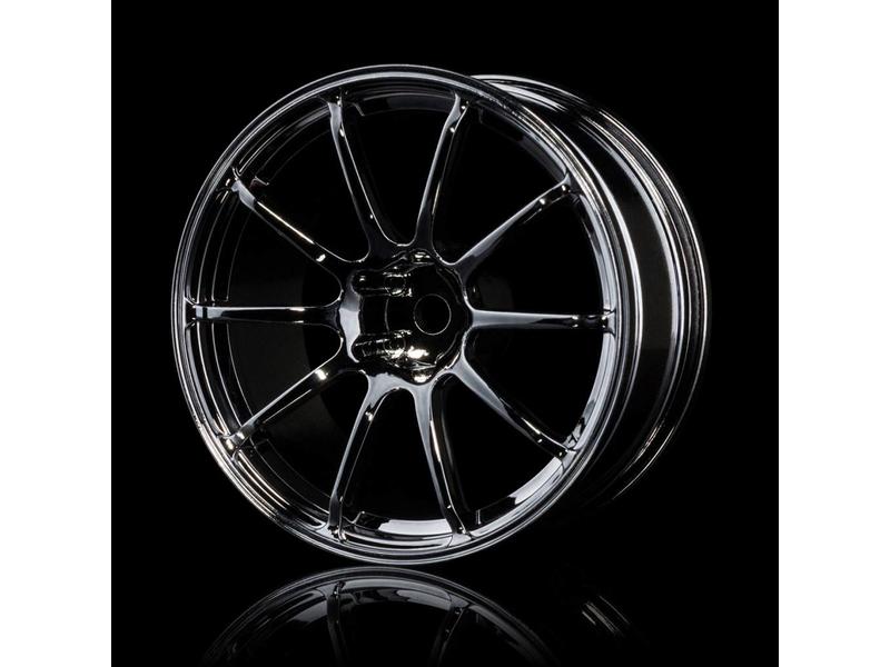 MST RS II Wheel (4pcs) / Color: Silver Black (Dark Chrome)