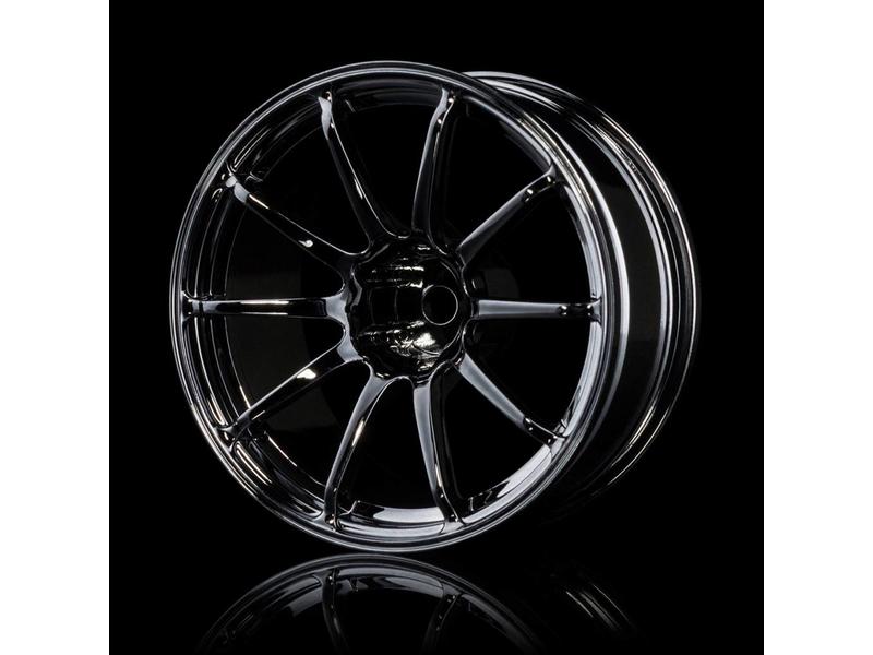 MST RS II Wheel (4pcs) / Color: Silver Black (Dark Chrome)