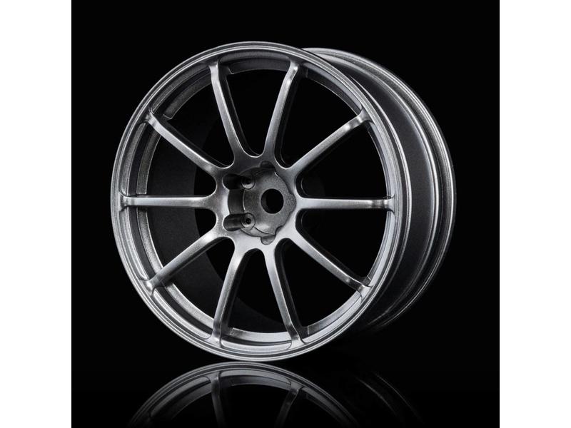 MST RS II Wheel (4pcs) / Color: Paint Silver (Light Grey)