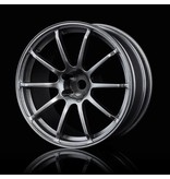 MST RS II Wheel (4pcs) / Color: Paint Silver (Light Grey)