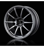 MST RS II Wheel (4pcs) / Color: Paint Silver (Light Grey)