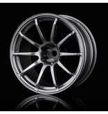 MST RS II Wheel (4pcs) / Color: Paint Silver (Light Grey)