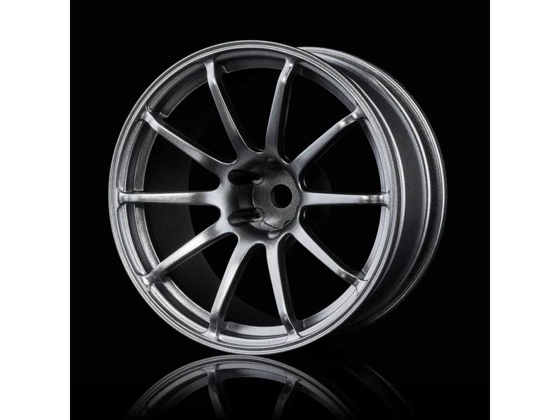 MST RS II Wheel (4pcs) / Color: Paint Silver (Light Grey)