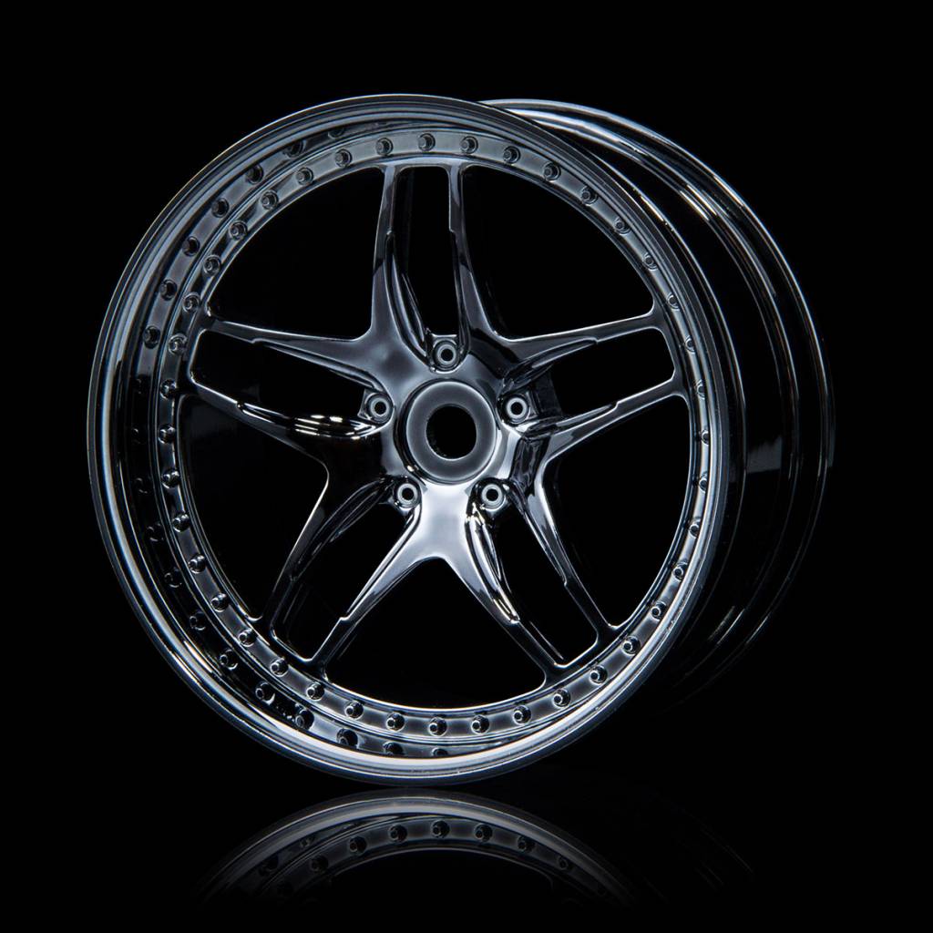 MST FB Wheel - Silver Black MST FB Wheel - Silver Black