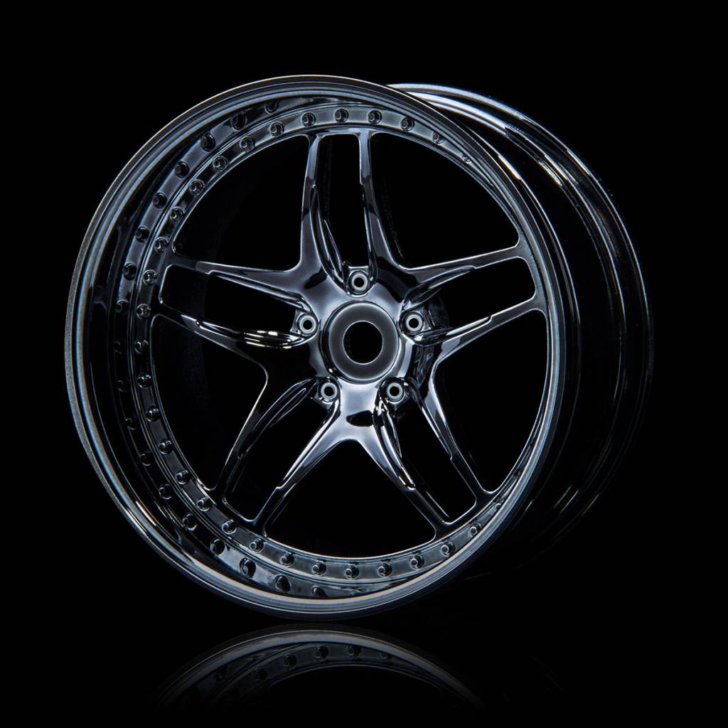 MST FB Wheel - Silver Black MST FB Wheel - Silver Black
