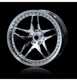 MST FB Wheel (4pcs) / Color: Silver (Chrome)