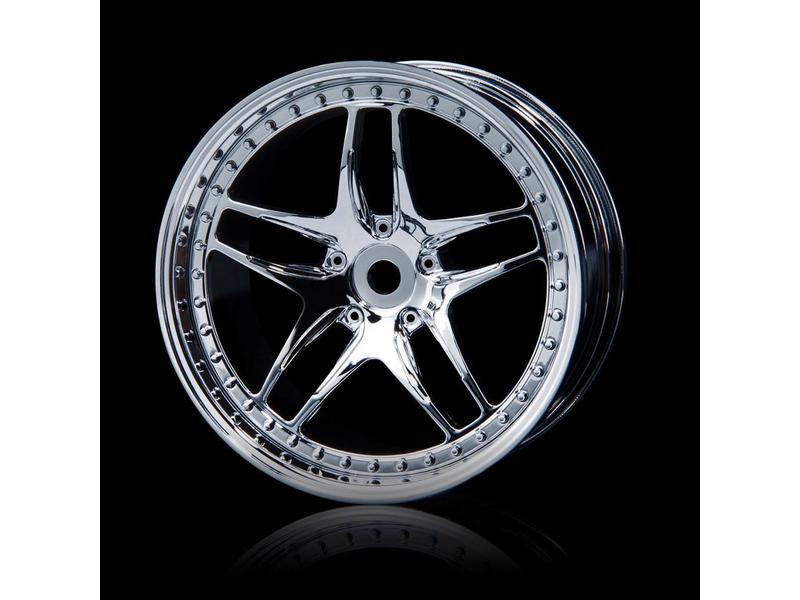 MST FB Wheel (4pcs) / Color: Silver (Chrome)