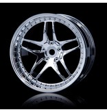 MST FB Wheel (4pcs) / Color: Silver (Chrome)