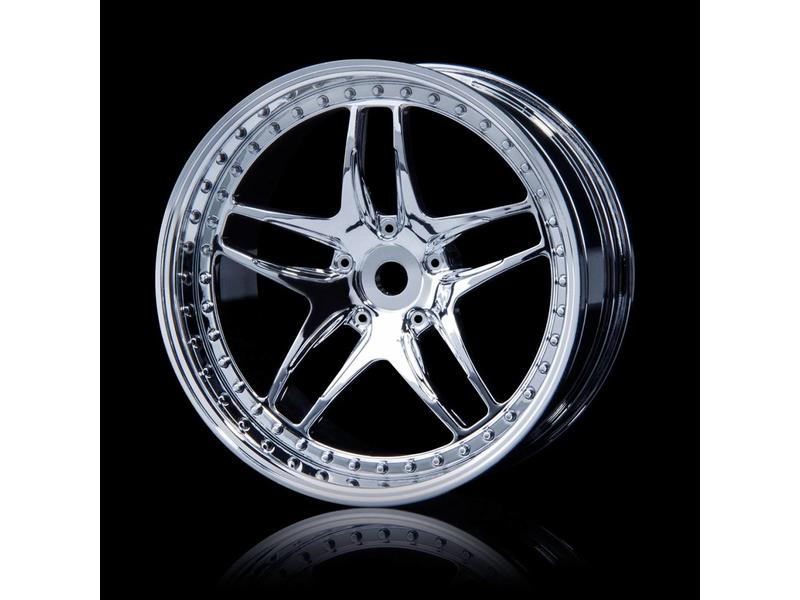 MST FB Wheel (4pcs) / Color: Silver (Chrome)