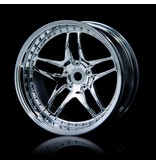 MST FB Wheel (4pcs) / Color: Silver (Chrome)