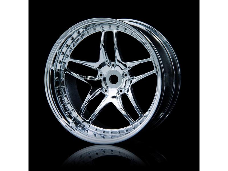 MST FB Wheel (4pcs) / Color: Silver (Chrome)