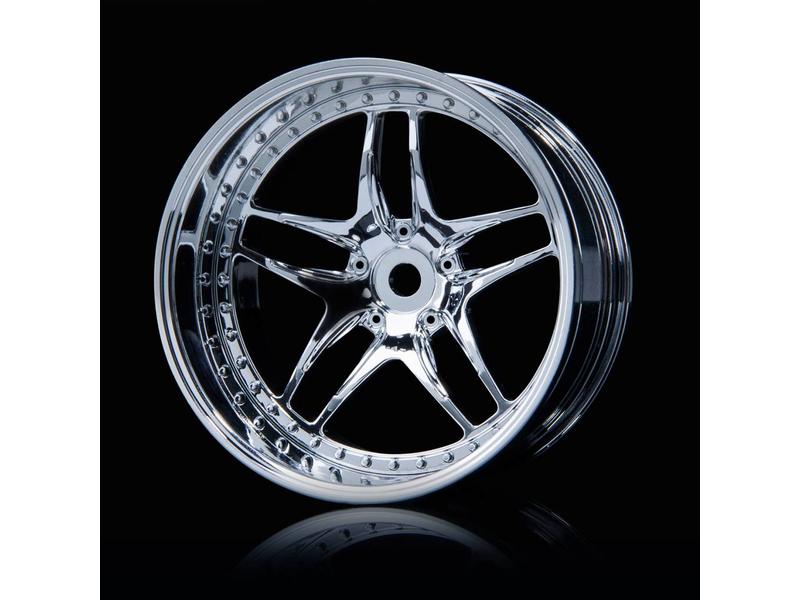 MST FB Wheel (4pcs) / Color: Silver (Chrome)