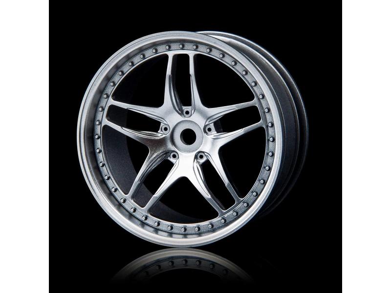 MST FB Wheel (4pcs) / Color: Paint Silver (Light Grey)