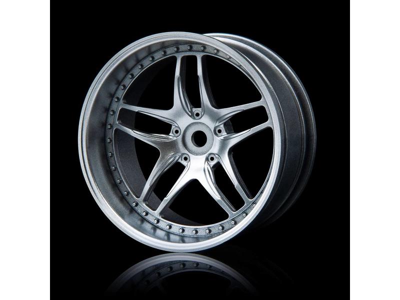 MST FB Wheel (4pcs) / Color: Paint Silver (Light Grey)